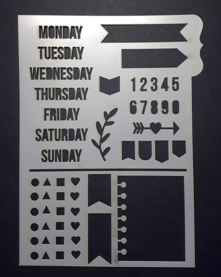 Stencil journal - days