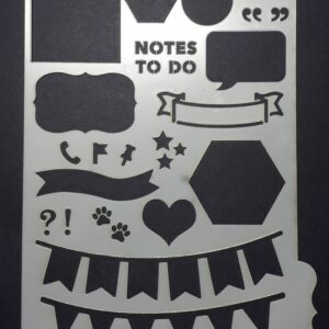 Stencil journal - shapes